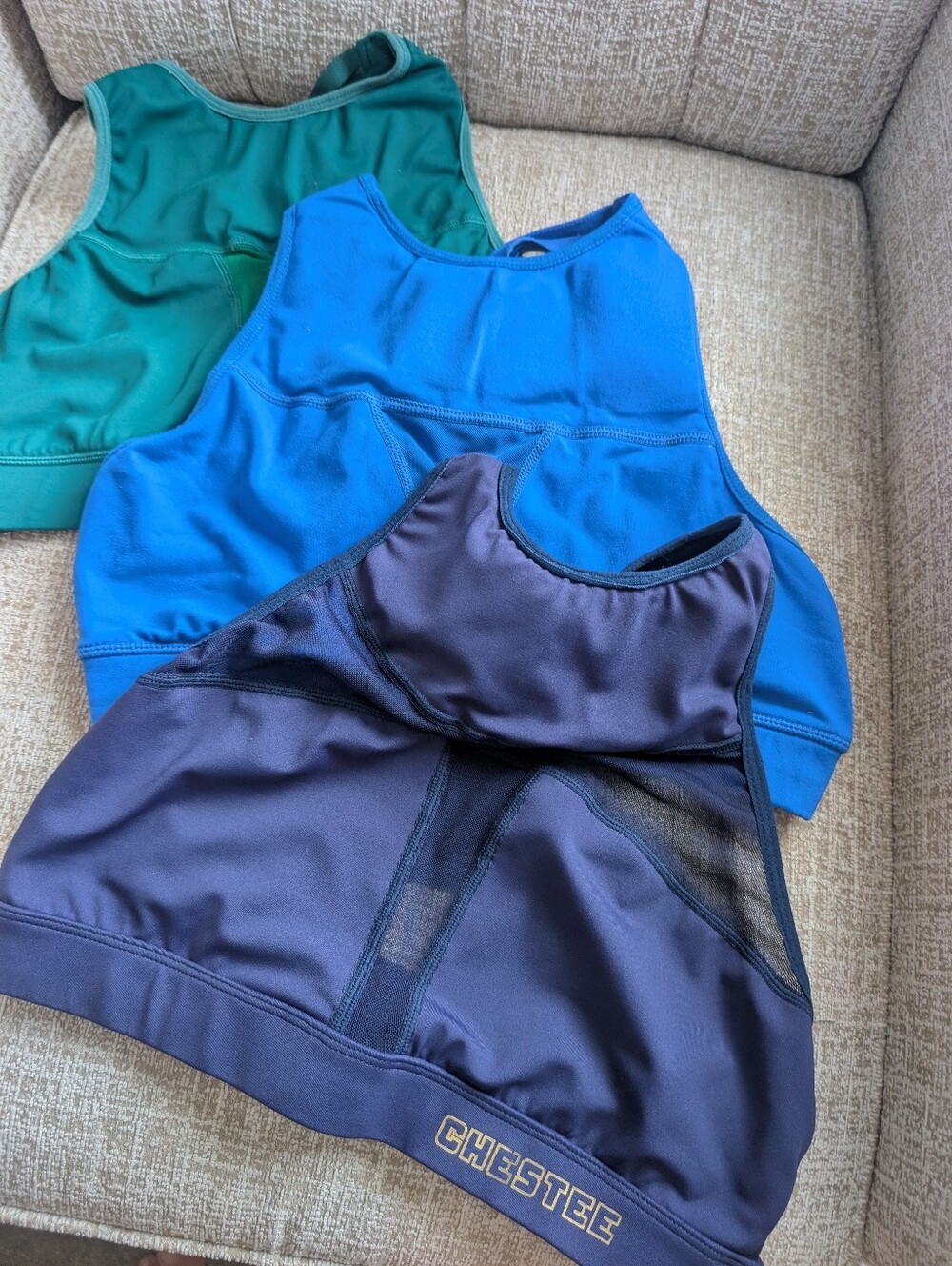 The Chestee Tank Tops/sports bra Bundle